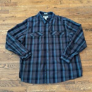 Duluth XXL LS Snap Down Plaid Shirt